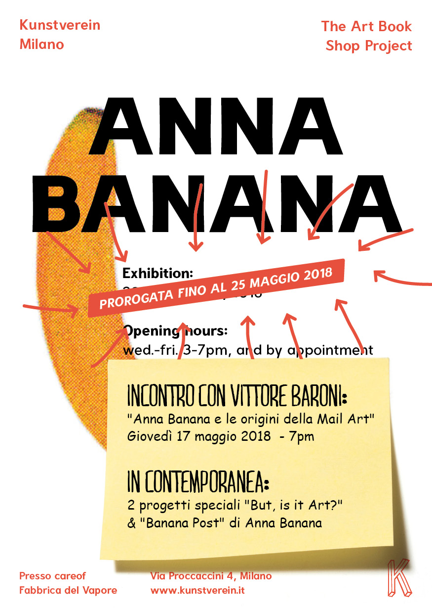 "Anna Banana e le origini della Mail Art",  una serata con Vittore Baroni