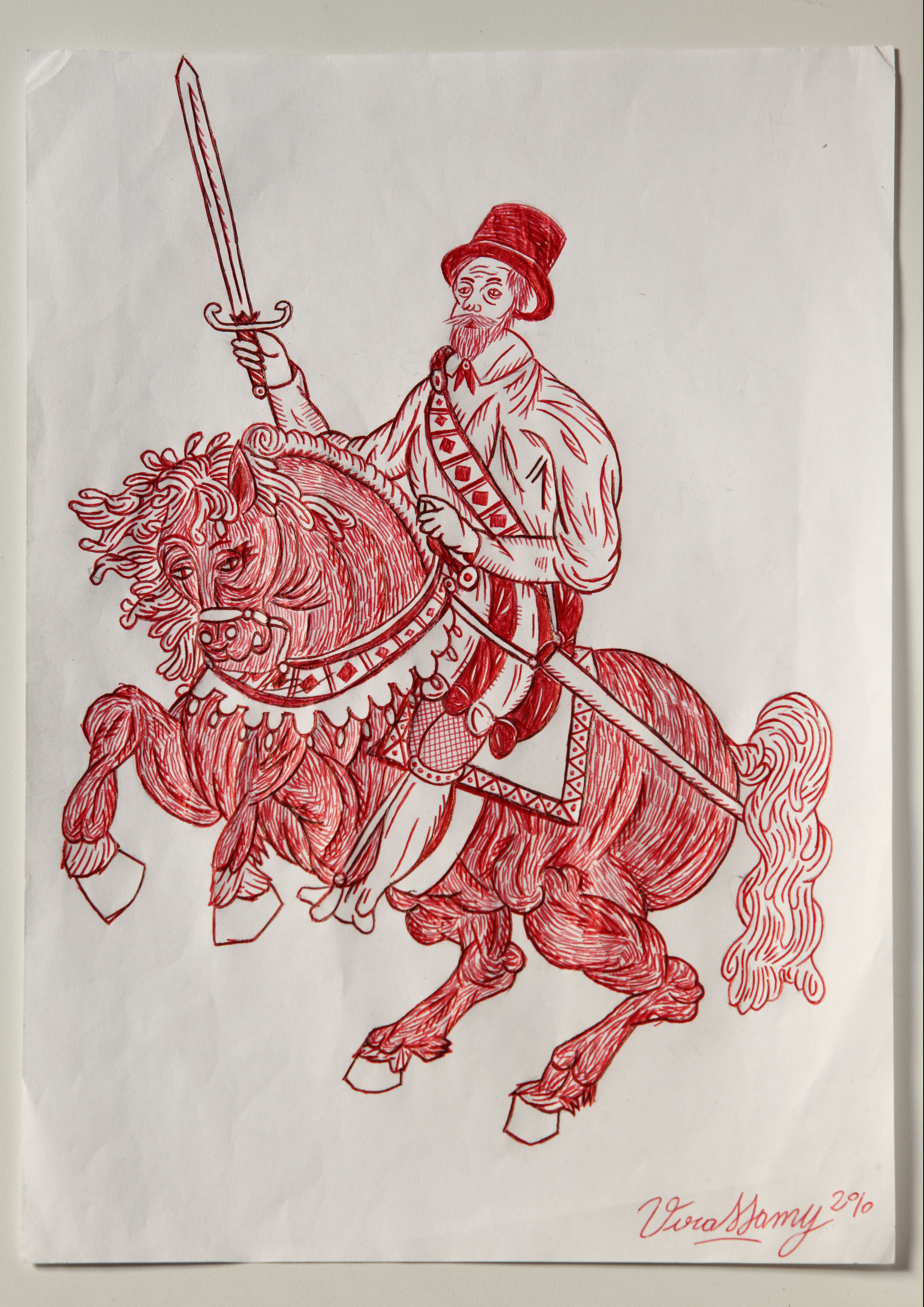 Untitled (4 horsemen drawings)